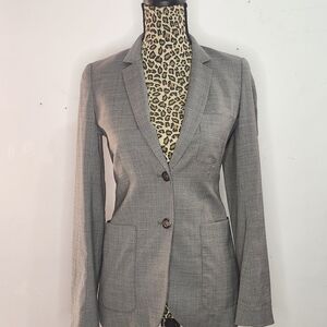 Talula Grey Tailored Blazer Jacket